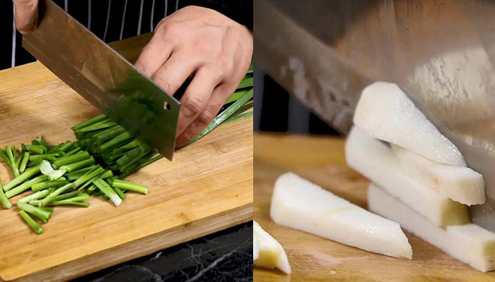韭菜怎么炒好吃 韭菜炒芋干的做法
